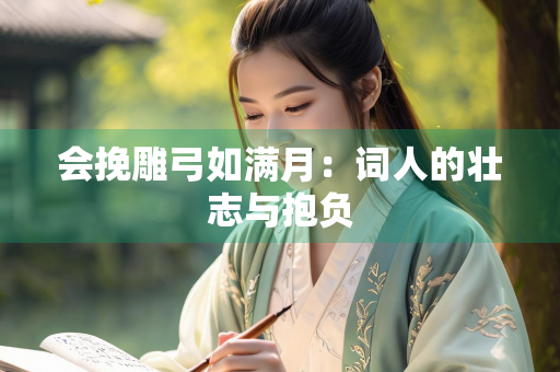 会挽雕弓如满月：词人的壮志与抱负