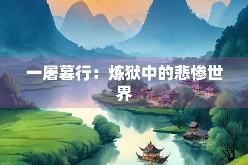 一屠暮行：炼狱中的悲惨世界