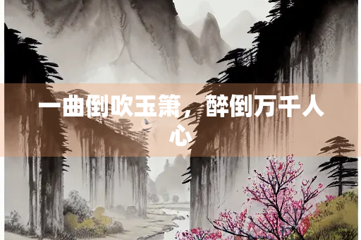 一曲倒吹玉箫，醉倒万千人心