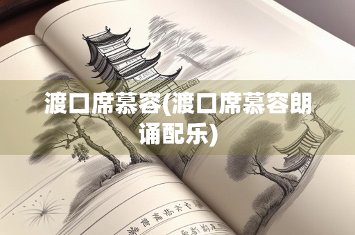渡口席慕容(渡口席慕容朗诵配乐)