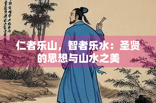 仁者乐山，智者乐水：圣贤的思想与山水之美