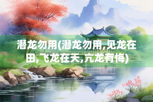 潜龙勿用(潜龙勿用,见龙在田,飞龙在天,亢龙有悔)