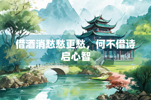 借酒消愁愁更愁，何不借诗启心智