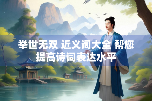 举世无双 近义词大全 帮您提高诗词表达水平