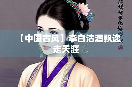 【中国古风】李白沽酒飘逸走天涯