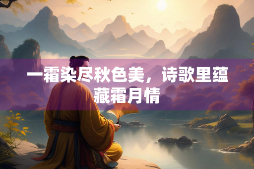 一霜染尽秋色美，诗歌里蕴藏霜月情