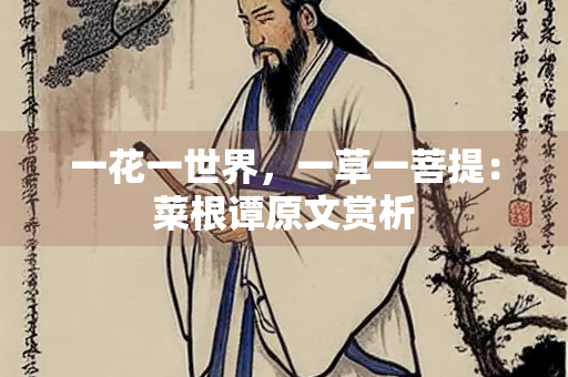一花一世界，一草一菩提：菜根谭原文赏析
