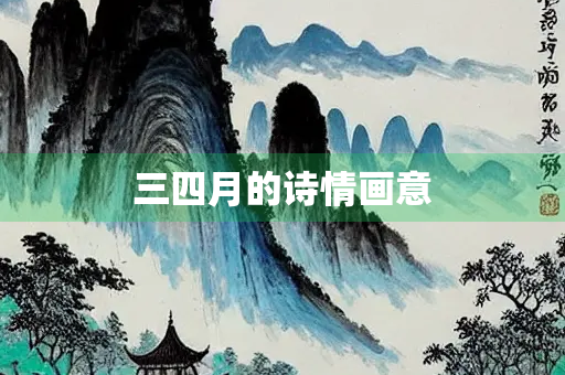 三四月的诗情画意