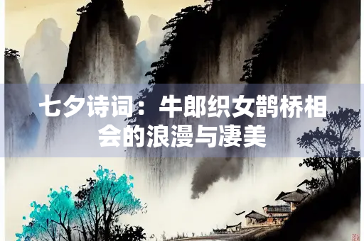 七夕诗词：牛郎织女鹊桥相会的浪漫与凄美