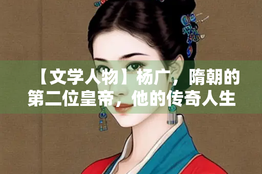 【文学人物】杨广，隋朝的第二位皇帝，他的传奇人生