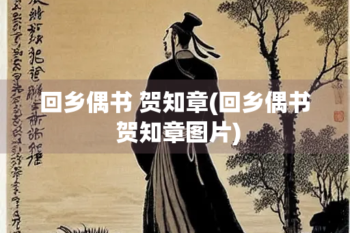 回乡偶书 贺知章(回乡偶书 贺知章图片)