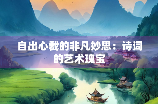 自出心裁的非凡妙思：诗词的艺术瑰宝