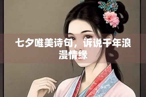 七夕唯美诗句，诉说千年浪漫情缘