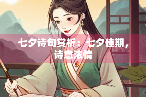 七夕诗句赏析：七夕佳期，诗意浓情