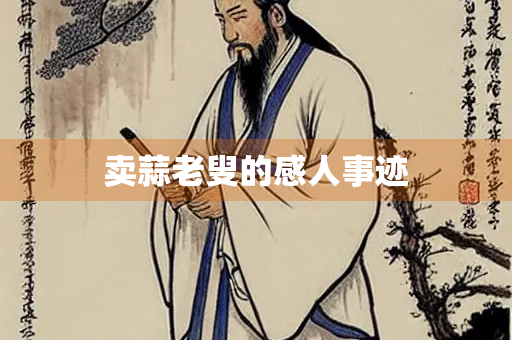 卖蒜老叟的感人事迹