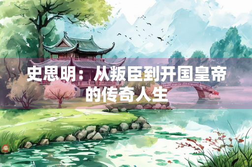 史思明：从叛臣到开国皇帝的传奇人生