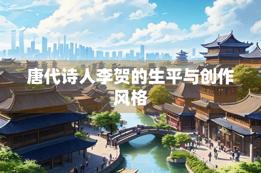 唐代诗人李贺的生平与创作风格