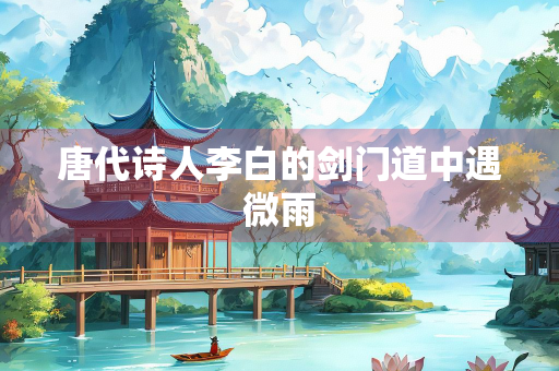 唐代诗人李白的剑门道中遇微雨
