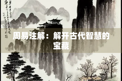 周易注解：解开古代智慧的宝藏