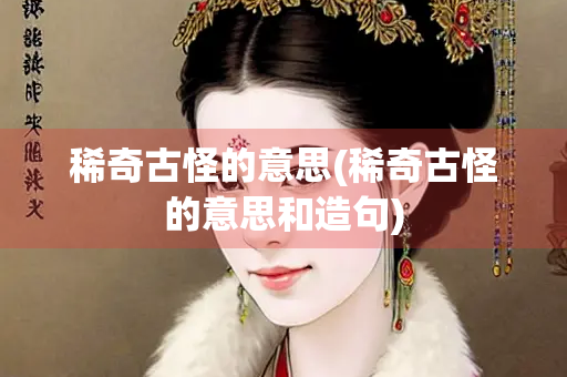 稀奇古怪的意思(稀奇古怪的意思和造句)