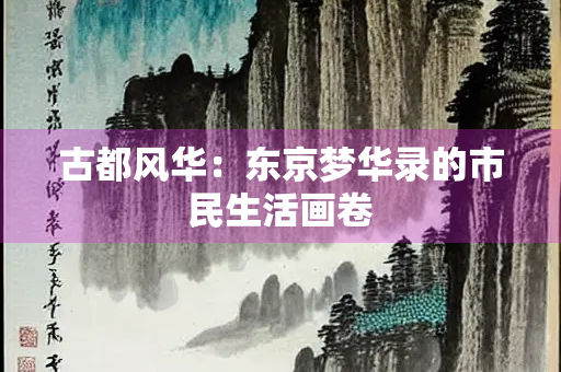 古都风华：东京梦华录的市民生活画卷