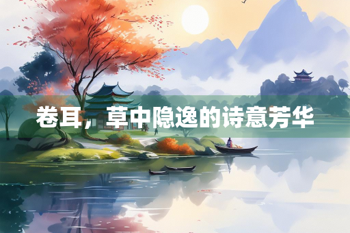 卷耳，草中隐逸的诗意芳华