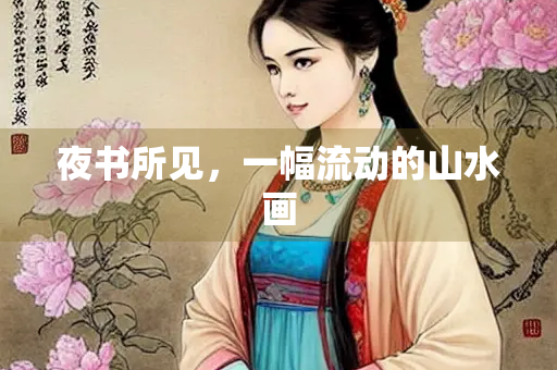 夜书所见，一幅流动的山水画