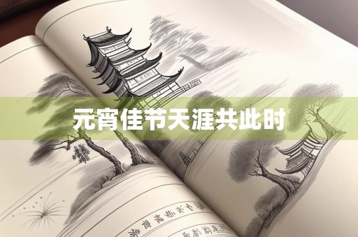 元宵佳节天涯共此时