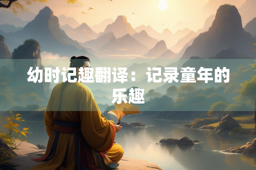 幼时记趣翻译：记录童年的乐趣