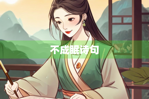 不成眠诗句