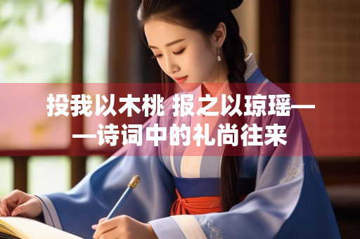 投我以木桃 报之以琼瑶——诗词中的礼尚往来