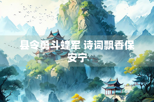 县令勇斗蝗军 诗词飘香保安宁