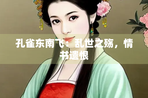 孔雀东南飞：乱世之殇，情书遗恨