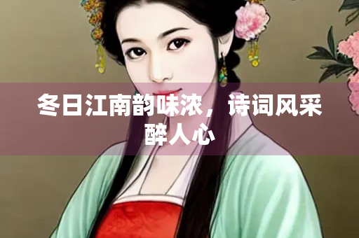 冬日江南韵味浓，诗词风采醉人心