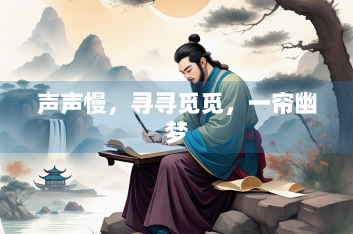 声声慢，寻寻觅觅，一帘幽梦
