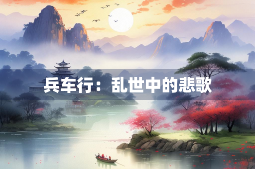 兵车行：乱世中的悲歌