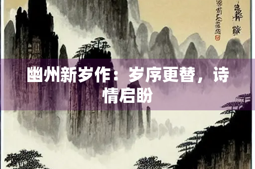 幽州新岁作：岁序更替，诗情启盼