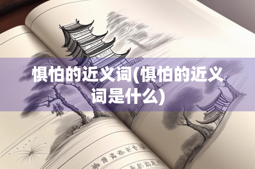惧怕的近义词(惧怕的近义词是什么)