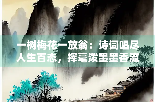 一树梅花一放翁：诗词唱尽人生百态，挥毫泼墨墨香流芳