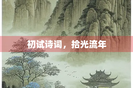 初试诗词，拾光流年
