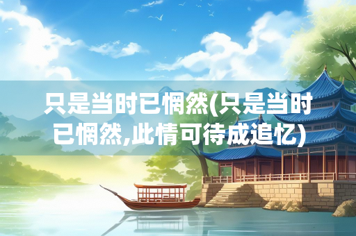 只是当时已惘然(只是当时已惘然,此情可待成追忆)