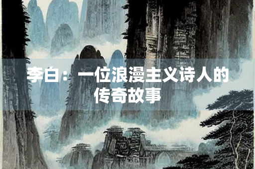 李白：一位浪漫主义诗人的传奇故事