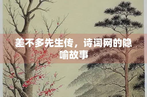 差不多先生传，诗词网的隐喻故事