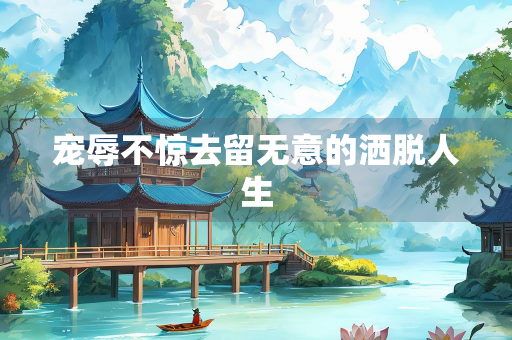宠辱不惊去留无意的洒脱人生