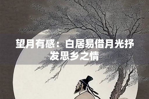 望月有感：白居易借月光抒发思乡之情