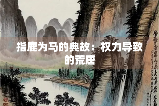指鹿为马的典故：权力导致的荒唐