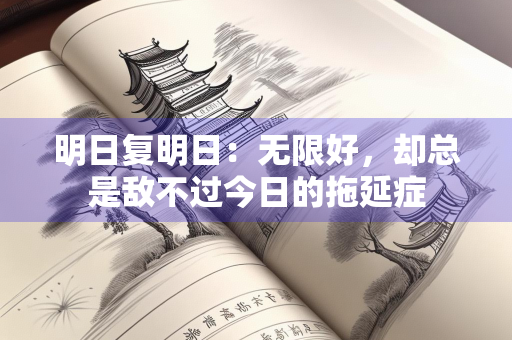明日复明日：无限好，却总是敌不过今日的拖延症