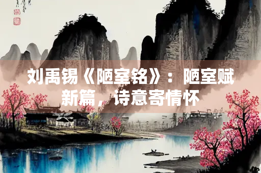 刘禹锡《陋室铭》：陋室赋新篇，诗意寄情怀