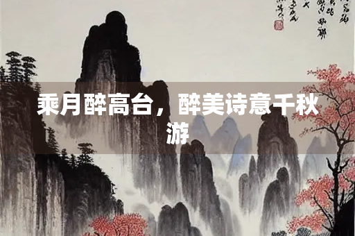 乘月醉高台，醉美诗意千秋游