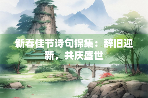 新春佳节诗句锦集：辞旧迎新，共庆盛世